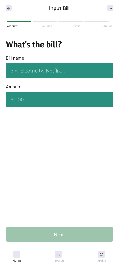 HouseMate Bill Tracker