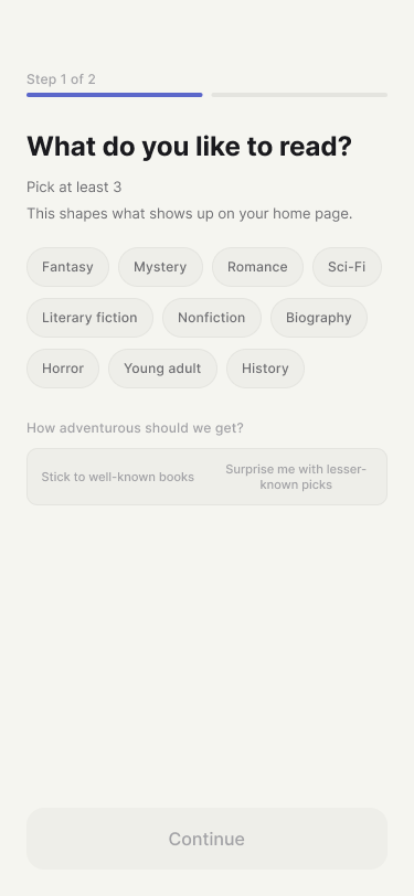 Public Library Onboarding